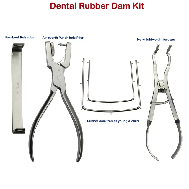 Pinces à Digue Dentaire Ivory Lightweight Clamp Forceps - Neuf, Acier Inoxydable