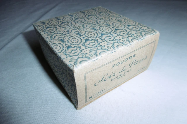 Ancienne Boîte Publicitaire Vide Bourjois Soir De Paris - échantillons Mini Tubes Années 1950