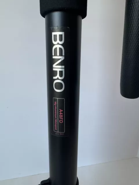 Benro A48FD Aluminum Monopod with 3-Leg Locking Base and S4 Video Head 3