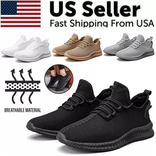 Running Shoes Sneakers Casual Men's Outdoor Athletic Jogging Sports Tennis Gym