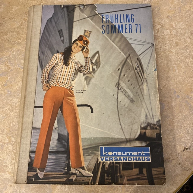 DDR KATALOG FRÜHLING Sommer 1971 Konsument Versandhaus KarlMarxStadt