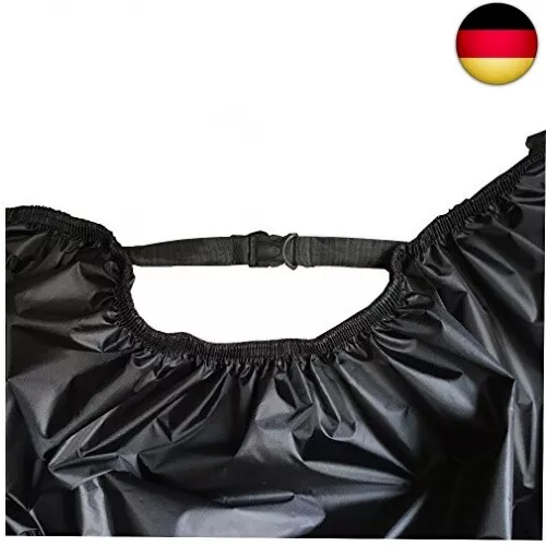 ANFTOP Motorrad Abdeckung 4XL Motorrad Garage Scooter Abdeckplane Schwarz Farbe 3