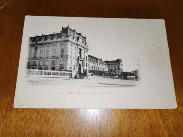 CPA - 33 - BORDEAUX - La Gare du Midi