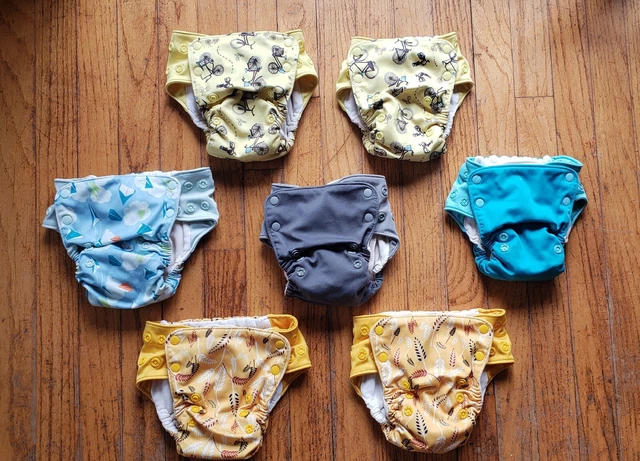 GroVia Lot - Cloth Liners (7) + Organic Cotton Inserts (14) - Free Shipping!