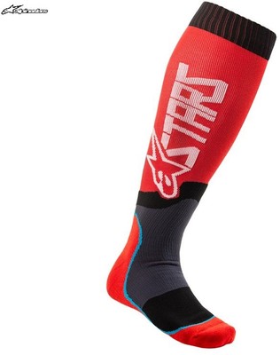Alpinestars Alpinestars Adulti da Corsa Strada Motore Moto Calze Lunghe Rosso 