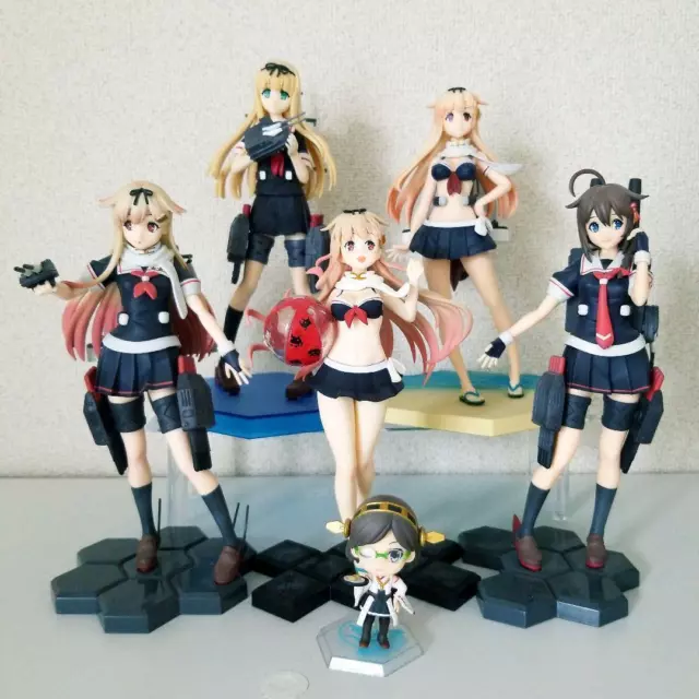 Kantai Collection KanColle Figur Premium Yuudachi Shigure Kirishima Lot 6