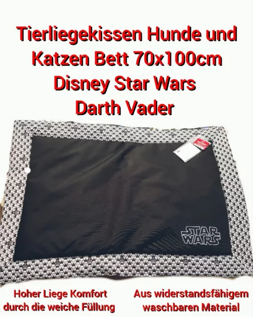 Tierliegekissen Bett für Hunde & Katzen~Disney~Star Wars Darth Vader~ 70x100cm