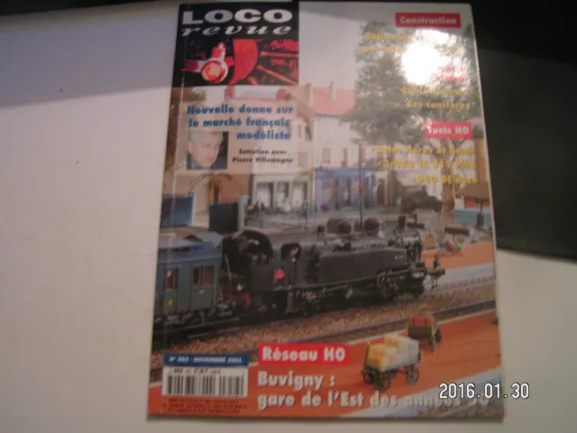 **a Loco Revue n°652 BB 407206 Fret Roco en H0 / La 0-350 TA 911 en HO de Piko