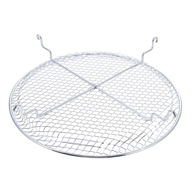 Mini Barbecue Pieghevole in Acciaio Inossidabile per Falò, Supporto per Stufa e Pentole da Campeggio Portatile, Design a Griglia