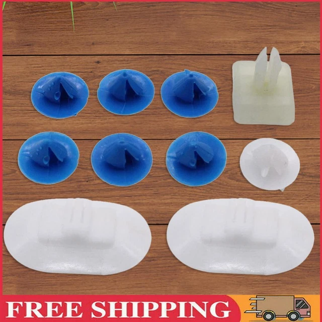 10Pcs Side Skirt Securing Kit Side Skirt Fastening Set for Citroen DS3 2009-2015