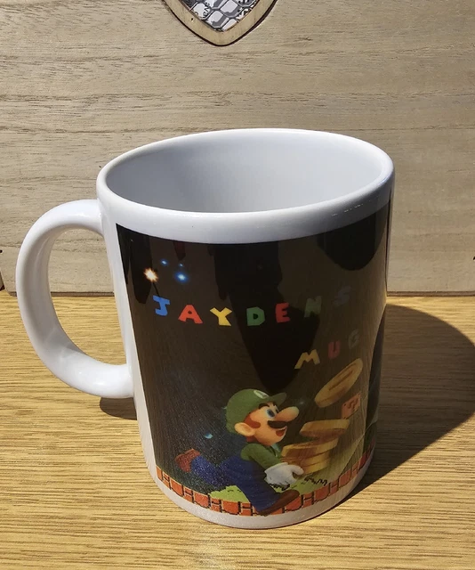 Personalisierter Super Mario Becher mit Ihrem Namen oder Ihrer Nachricht