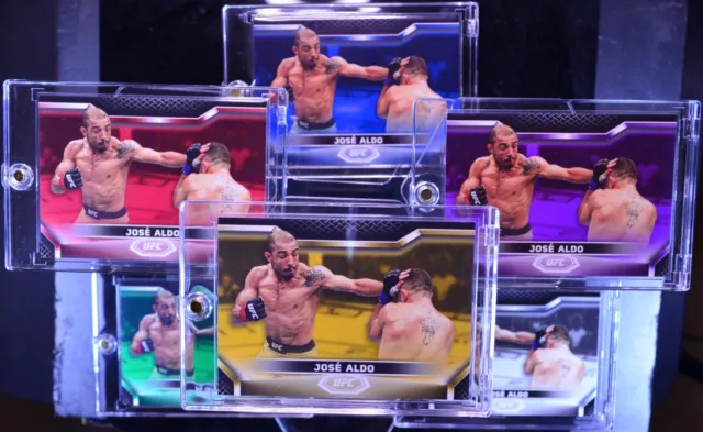 2020 Topps UFC Knockout Jose Aldo 1/1 - Complete Rainbow Set