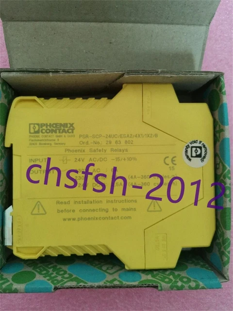 1 PZ NUOVO IN SCATOLA Phoenix Relay PSR-SCP-24UC/ESA2/4X1/1X2/B 2963802 ...
