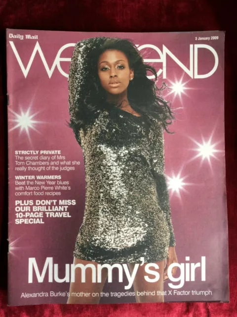 ALEXANDRA BURKE Philip Glenister Michael Flatley Tom Chambers WEEKEND mag 2009