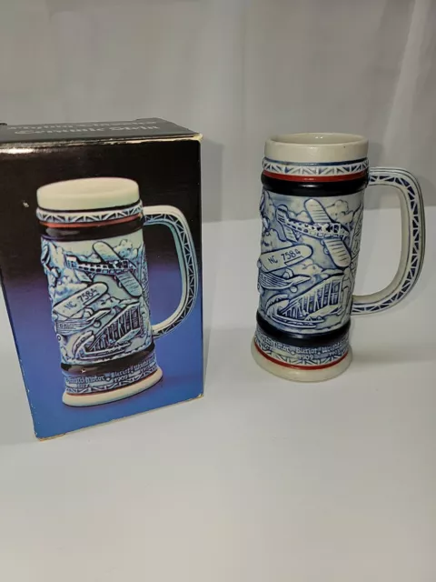 Vintage 1982 Avon "FLYING CLASSICS" Numbered ~5.5" Mini Stein - Brazil -