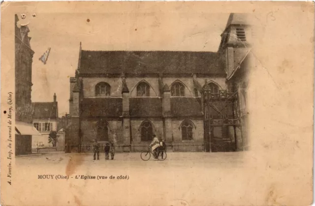 CPA AK MOUY - L'Église vue de cote (423343)