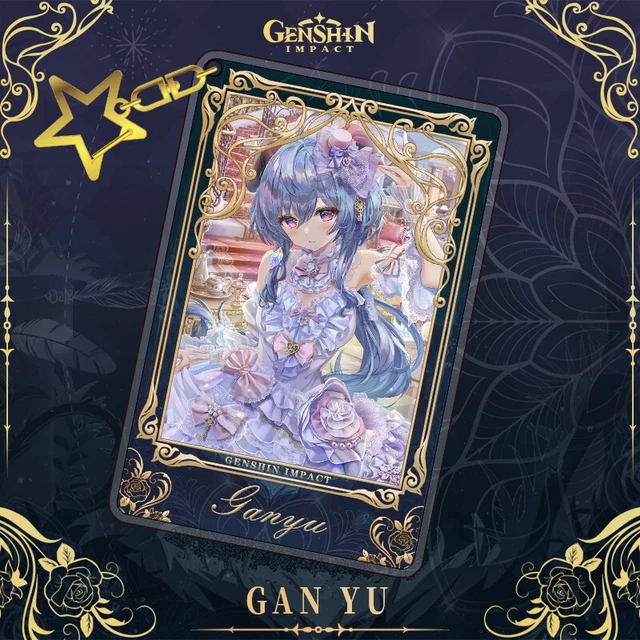 Genshin Impact gan yu Anime Acrylic Keychain Itabag Key Chain Pendant Schoolbag