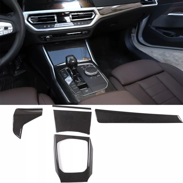 Carbon Fiber ABS interior Trim Cover Set For BMW 3/4 Series G20 G21 G22 2020-UP