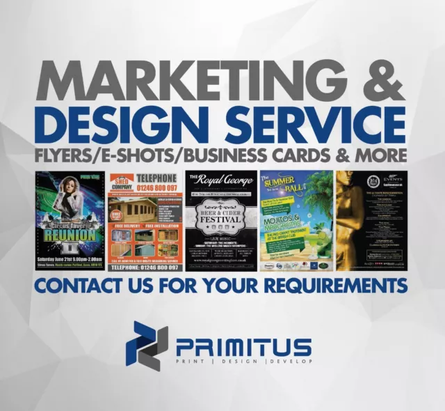 Leaflet, Flyer, Brochure, Poster Design & Marketing Services