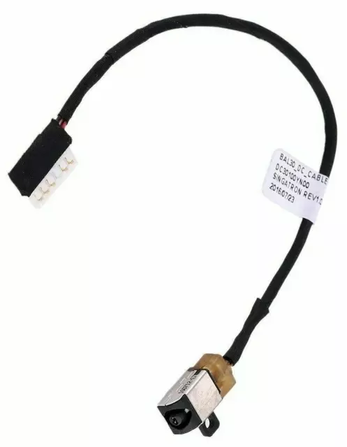 Dell Inspiron 17-5000 18cm DC Jack Socket Port Power Cable Wire