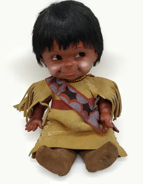 Vintage Regal Canada Native American Indian 12" Doll Leather Clothes