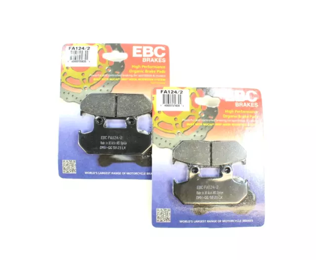 EBC Organic Disc Brake Pads Set for 1988-2000 Honda GL 1500 GOLDWING Front 2 Pr