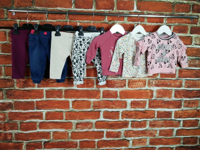 Pacchetto Bambina Età 3-6 Mesi Next Disney Ecc Top Leggings Minnie Mickey 68Cm