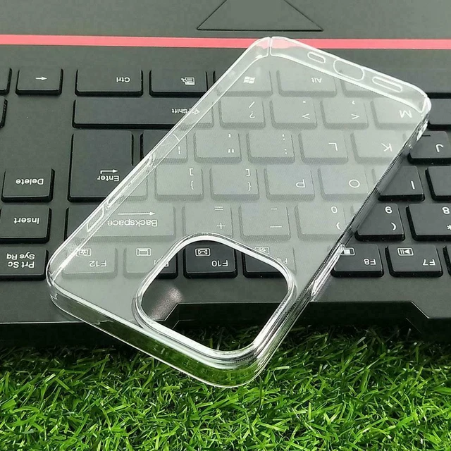 Für iPhone 13 Mini Max Pro Kristall Ultra Dünne Transparente Hülle Rückseite Hart P1Q2