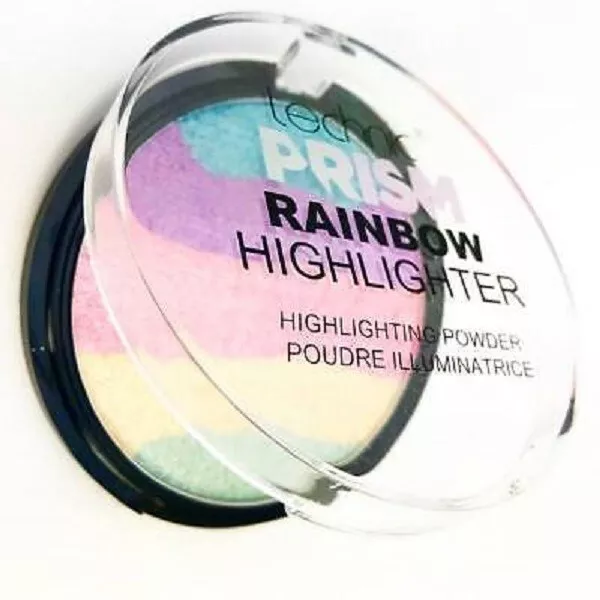 Technic Prism Unicorn Rainbow Highlighter Baked Shimmer Face Powder Blusher Glow