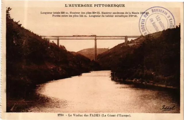 CPA L'Auvergne Pictoresque - Le Viaduct des FADES (Le Geant d'Europe) (244714)