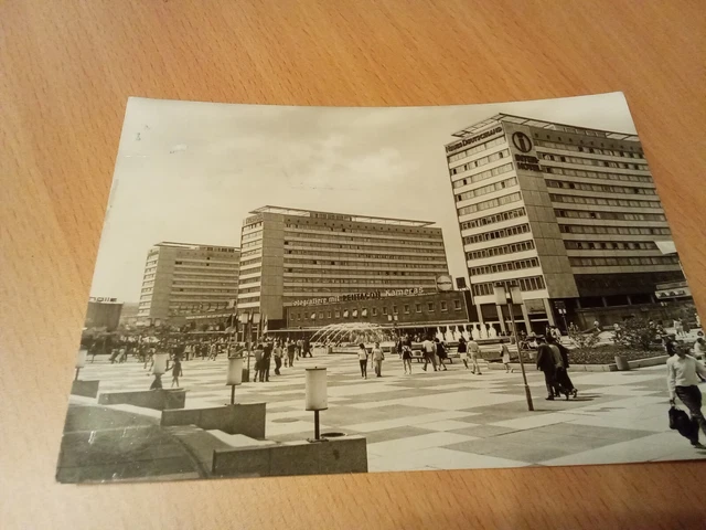 Alte Postkarten Dresden Unterhotels  Prager Straße m.25 er Marke