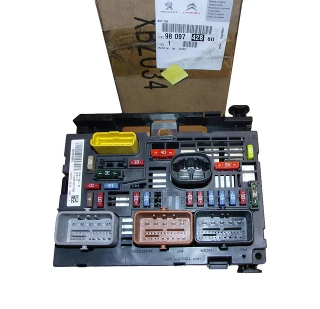 Boîtier à Fusibles D'origine Pour Citroën Et Peugeot - Référence 9675350180, Garantie 12 Mois