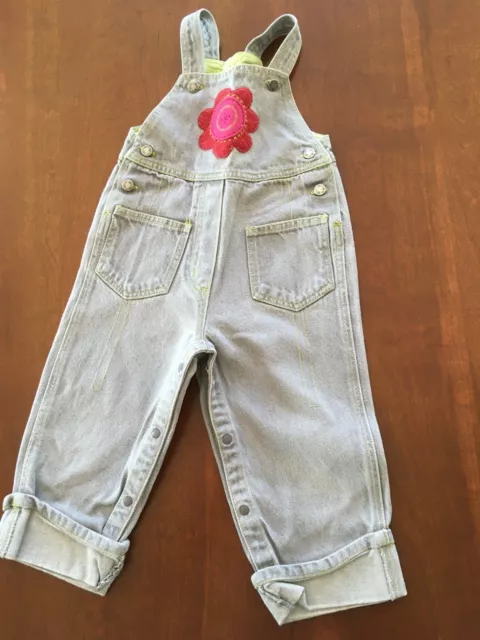 Salopette Fleurie Pour Fille 6 Ans - Style Fluide été - Occasion Très Bon état