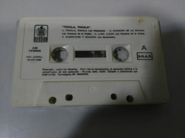 Sevillanas Tocala Tocala Marismeños Los Romeros De La Puebla Cassette Sin Caja