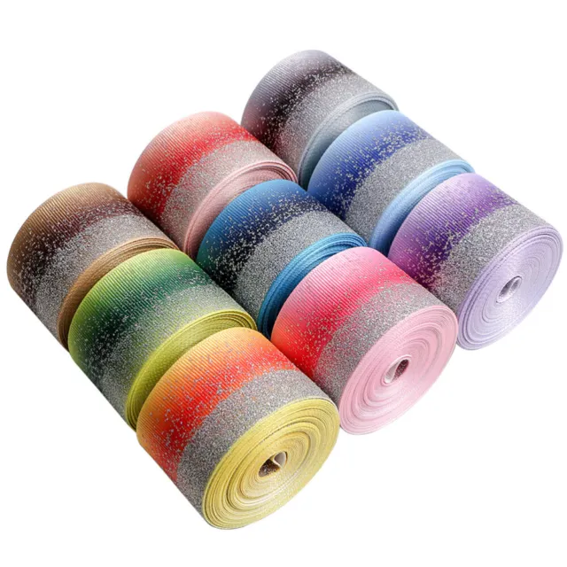 38 Mm Gradient Webbing Polyester Gift Wrapping Ribbons Band Packaging