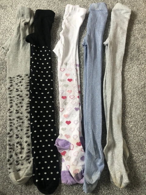Girls age 6-7 tights bundle mixed