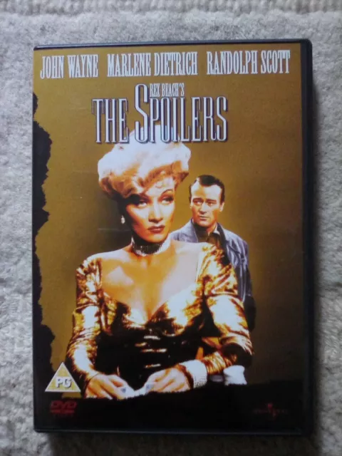 The Spoilers DVD.  John Wayne.  Marlene Dietrich