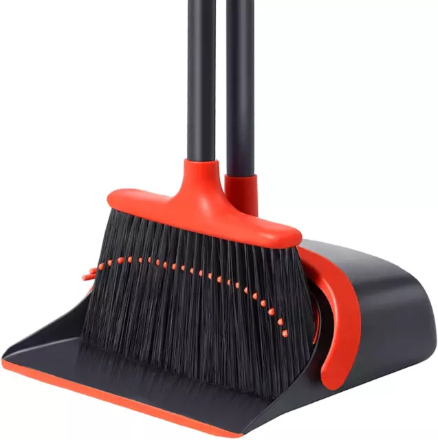 Recogedor De Basura Recogedor Para Basuras Con Palo y Escoba Ajustable Set New