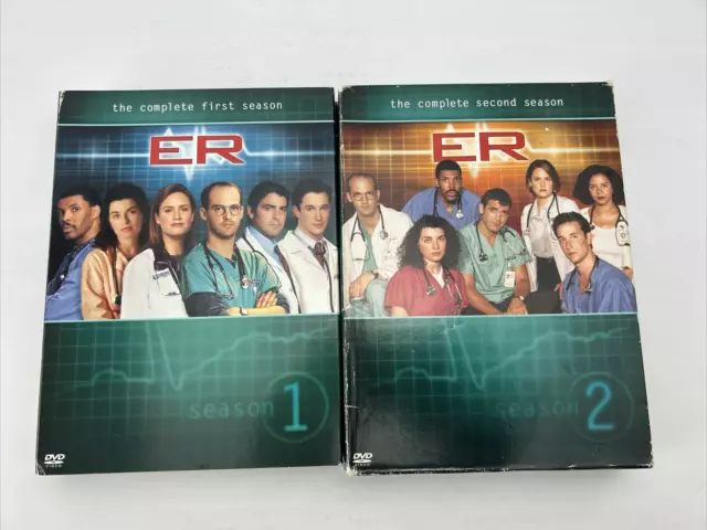 ER The Complete First And Second Season DVD 8-Disc Set