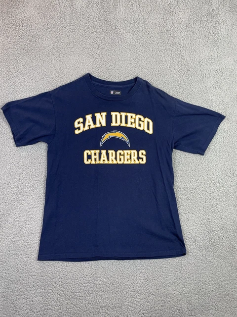 San Diego Chargers Game Day T Shirt Size Medium Color Navy Blue NFL Team Apparel