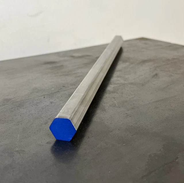 304 stainless steel Hex bar 17mm Diameter x 12" long