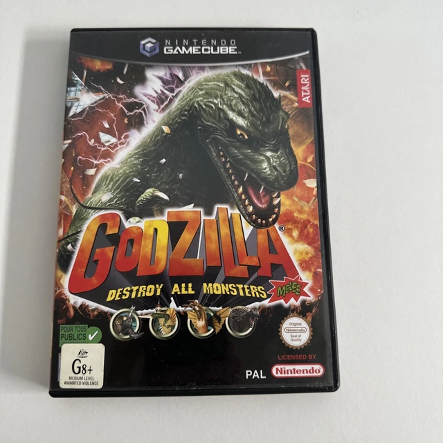 GODZILLA DESTROY ALL Monsters Melee Nintendo Gamecube PAL Game, NGC
