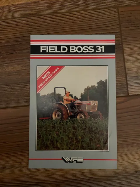 White-New Idea Farm Equipment Field Boss 31 tractor original sales brochure