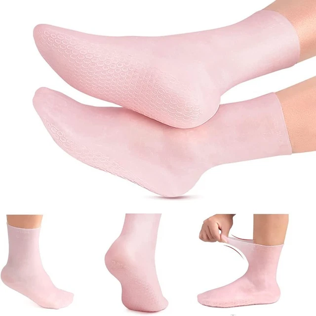 Calze Lunghe Silicone Cura Piedi Calze Piede Spa Pedicure Calze Idratanti