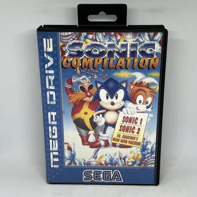SONIC COMPILATION SEGA Mega Drive Genesis Game Boxed With Manual ...