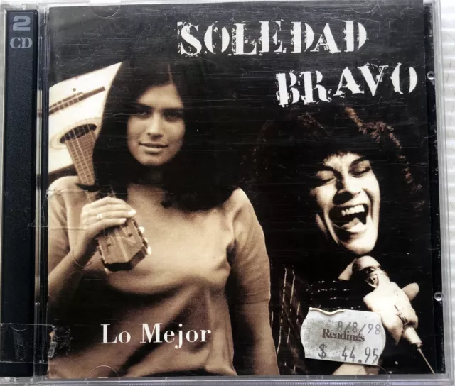 Lo Mejor Soledad Bravo (2 Disc, CD, 1998) 35 Track Album AS NEW!