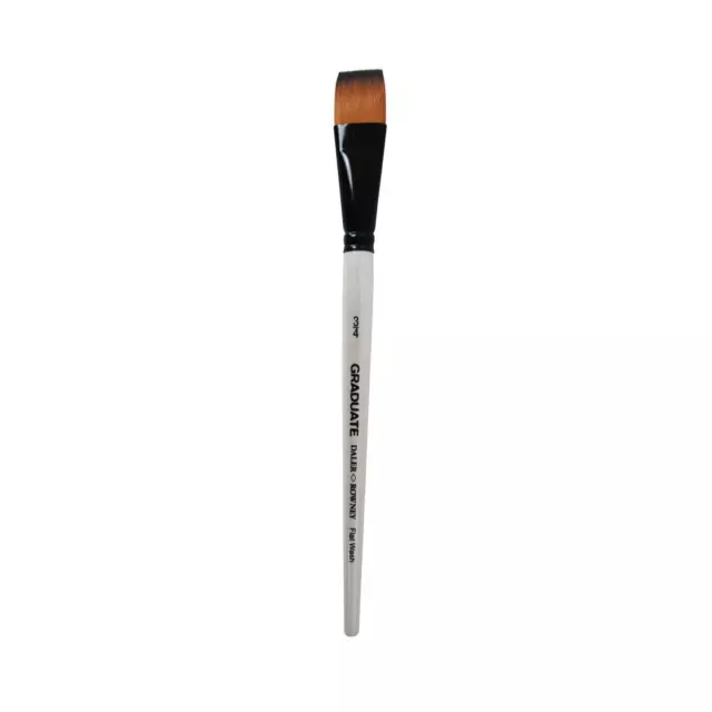 Daler Rowney Gradiert Aquarell Synthetische Malen Pinsel Flach Waschung 1.9cm