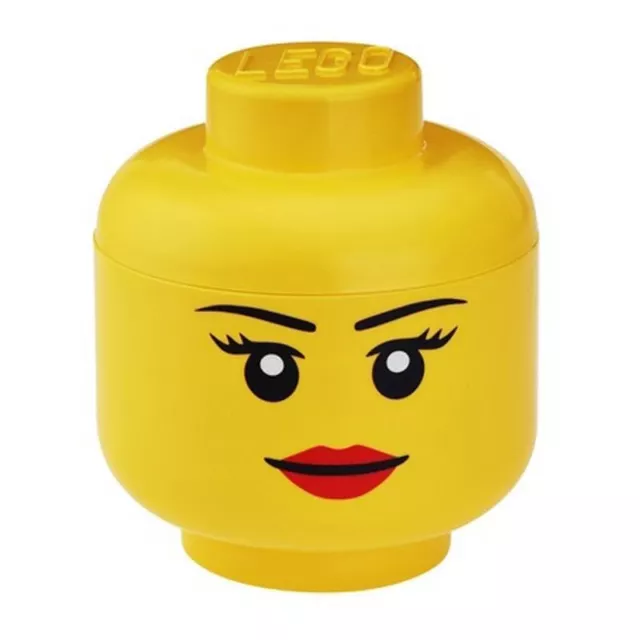 Lego Grande Conservazione Testa Bambina Giallo Camera da Letto Stanza Giochi