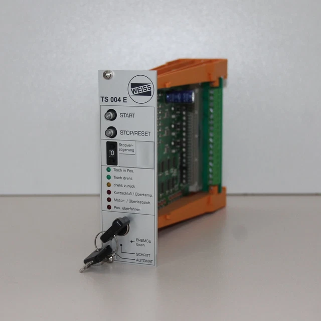 BIANCO TS 004 E controllo tavola rotonda TS004E 24VDC incl. TS 004 K2 con 2 chiavi