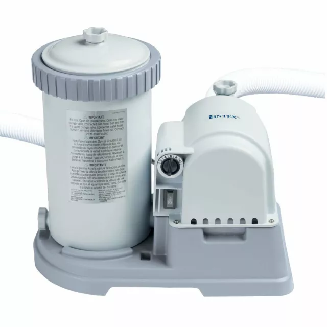 Intex 2500 GPH Cartridge Filter Pump For Swimming Pool #28634